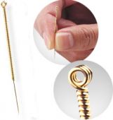 Gold plated needle